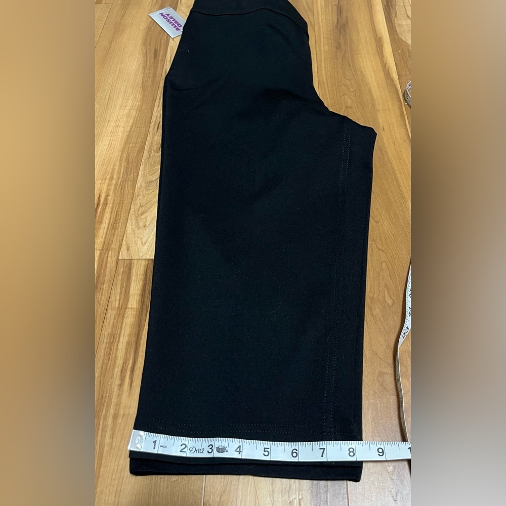 Allison Daley Petite Black Capri Pants Pull-On Shaping Stretch PM NWT - Picture 10 of 10